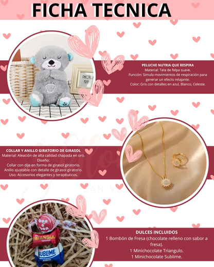 NUTRIA DORMILONA DE PELUCHE ( COMBO ) IDEAL POR SAN VALENTÍN