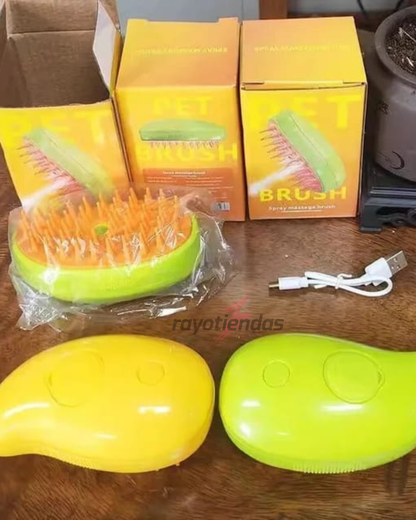 CEPILLO DE VAPOR 3 EN 1 PARA MASCOTAS